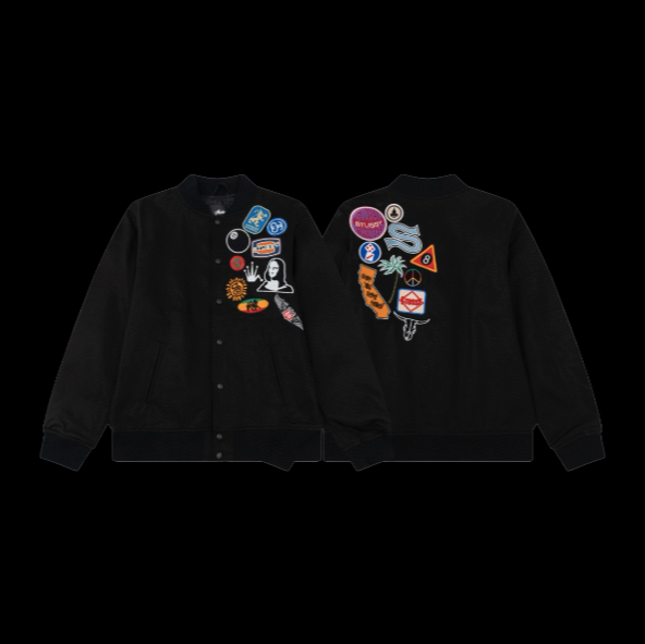 Stüssy Souvenir Patch Varsity Jacket