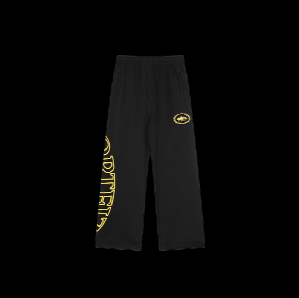 Corteiz Superior Royale Zip Hoodie Set Black & Yellow