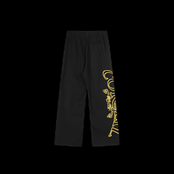 Corteiz Superior Royale Zip Hoodie Set Black & Yellow