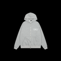 Corteiz Island Puff Print Zip Hoodie Set Grey