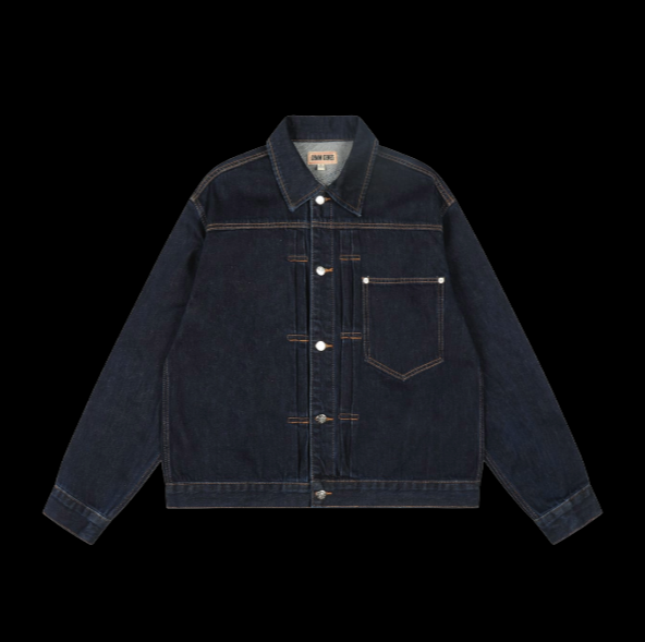 Corteiz Type II Frayed Denim Jacket Indigo Set