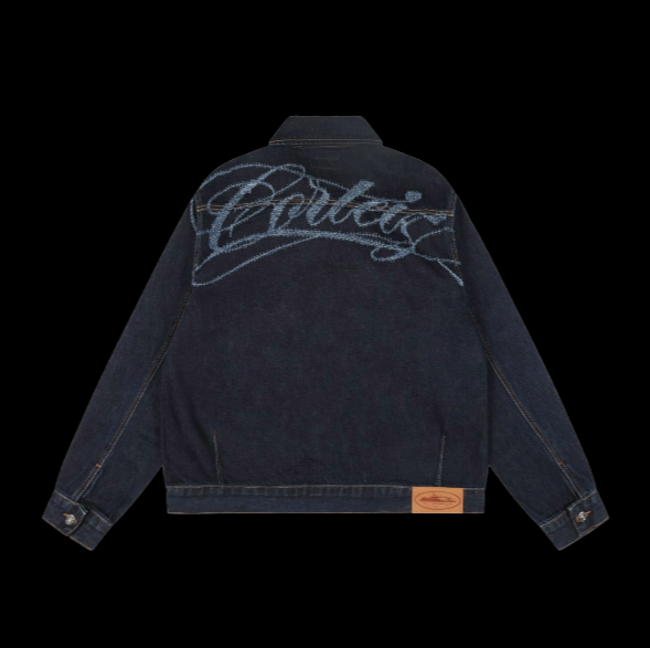 Corteiz Type II Frayed Denim Jacket Indigo Set