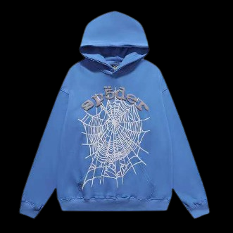 Sp5der OG Web Hoodie Dusty Blue
