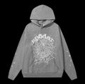 Sp5der OG Web Hoodie Grey