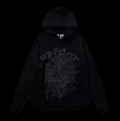 Sp5der Phantom Web Hoodie Black
