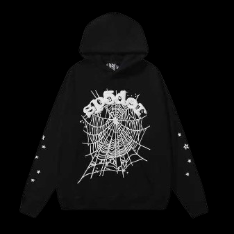 Sp5der OG Web Hoodie Set Black