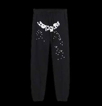 Sp5der OG Web Hoodie Set Black