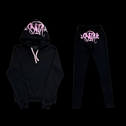 SynaWorld TrackSuit Black & Pink